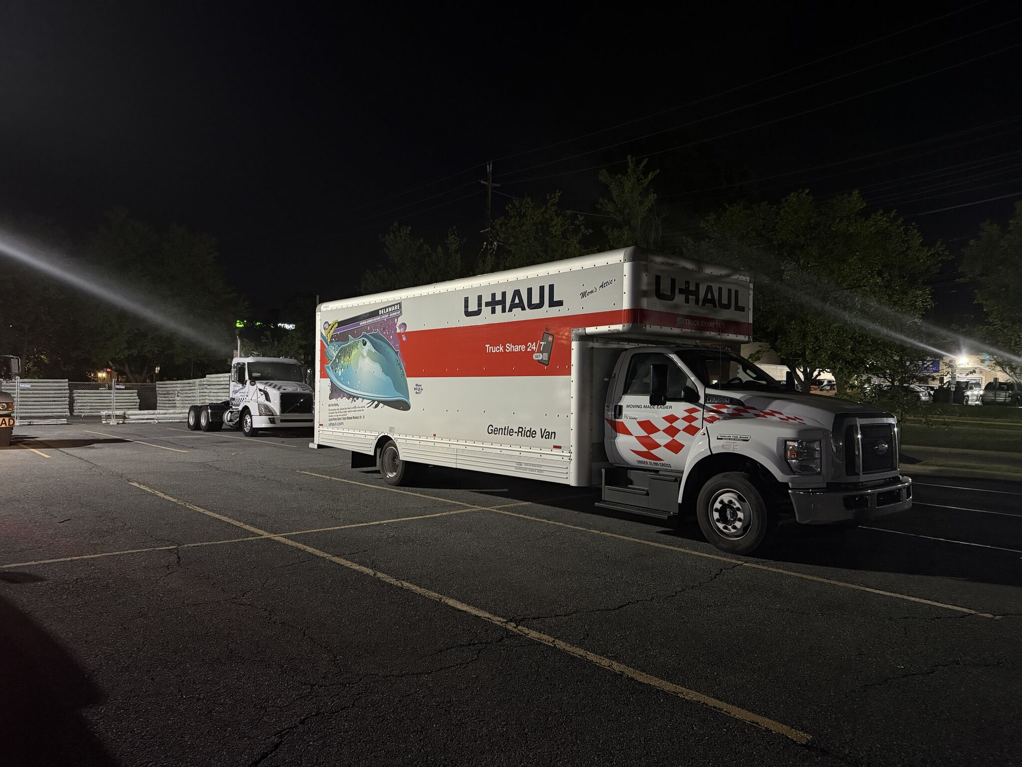 U-Haul delivery truck
