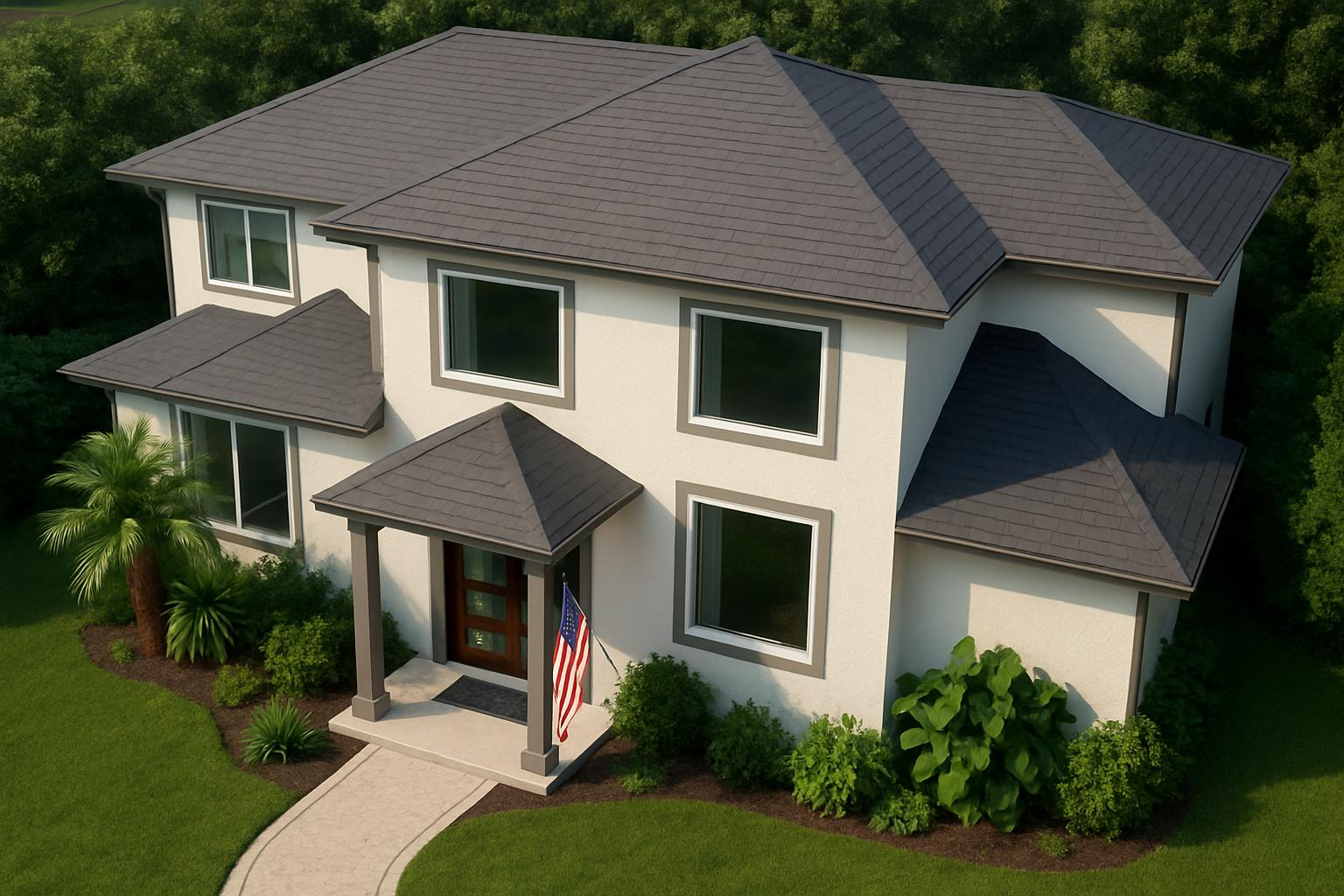 Brightwater Drive - Birds Eye Rendering