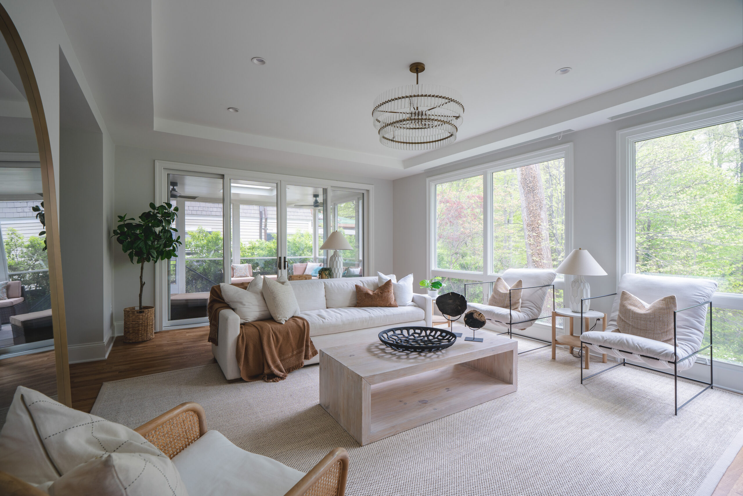 renovated, open space