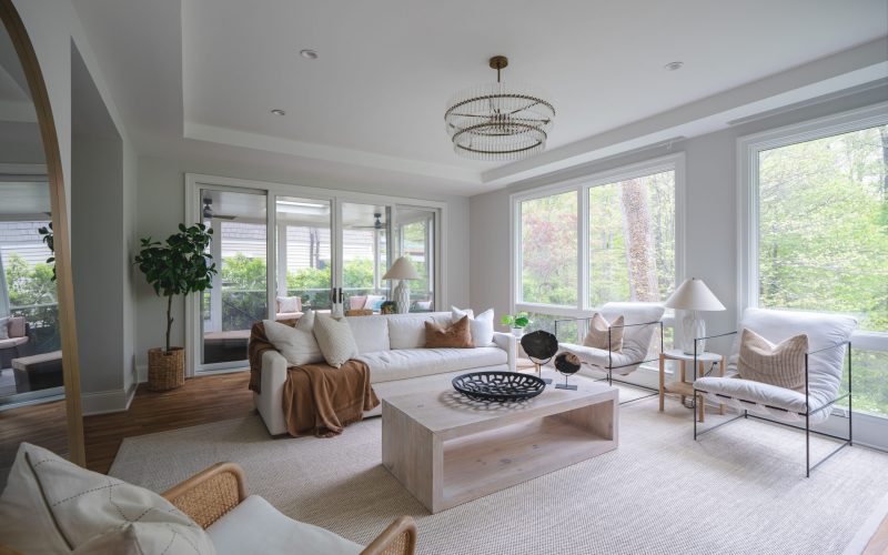 renovated, open space