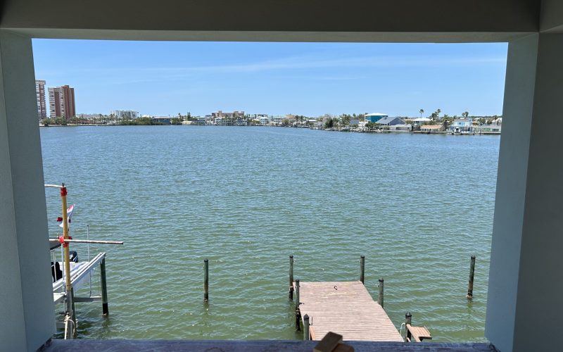 FineCraft Contractors custom home under construction - view of the Gulf of America