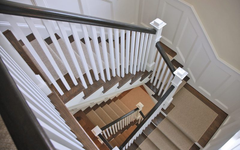 foist spiraling staircase